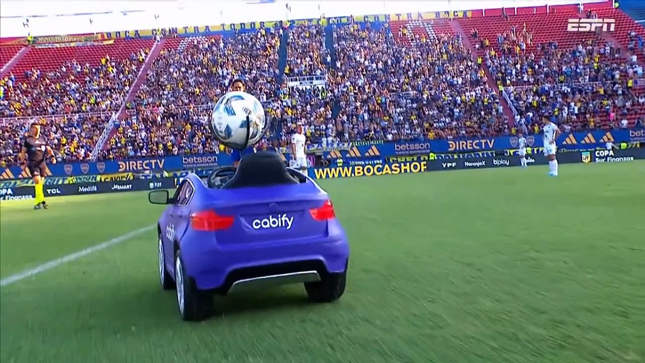 Copa Liga Profesional de Futbol Argentino 2024:  Fecha 2 Zona B.  Boca 1 - 0 Sarmiento (Primer Tiempo)