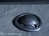 A water balloon not exploding in high-speed .