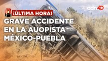 ¡última Hora! Accidente de autobús en la autopista México-Puebla