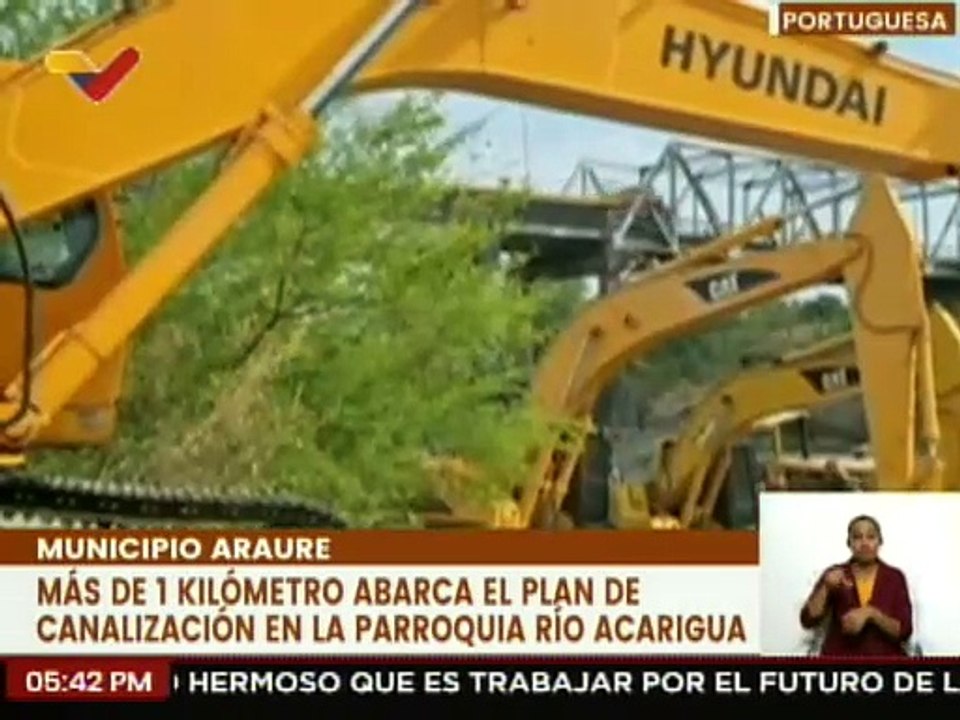 Plan de Canalización de Cauces inicia trabajo de recuperación en los ríos del estado Portuguesa