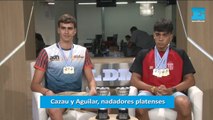 Cazau y Aguilar, nadadores platenses