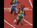 Beijing 2008 Shelly-Ann Fraser 10.78 Shatters 100m World Record in Olympics final ! Gold Medal