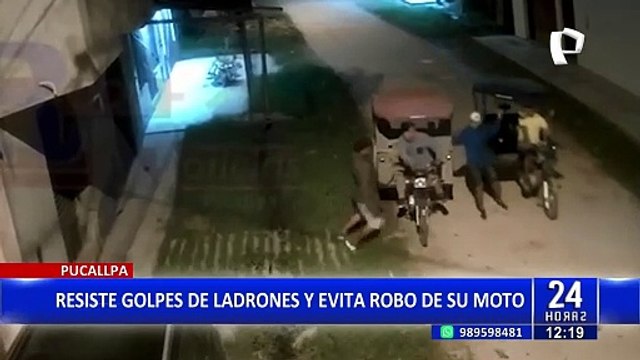 Pucallpa: Mototaxista sobrevive a brutal golpiza de ladrones en intento de robo de su vehículo
