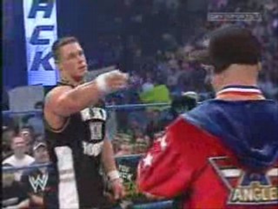 Wwe SmackDown - Kurt Angle vs John Cena rap battle