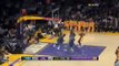 12-11-2009 - Timberwolves vs. Lakers - Corey Brewer Posterizes Derek Fisher (SD)