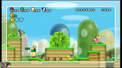 New Super Mario Bros. Wii [NSMB] World 1-3 Super Skills