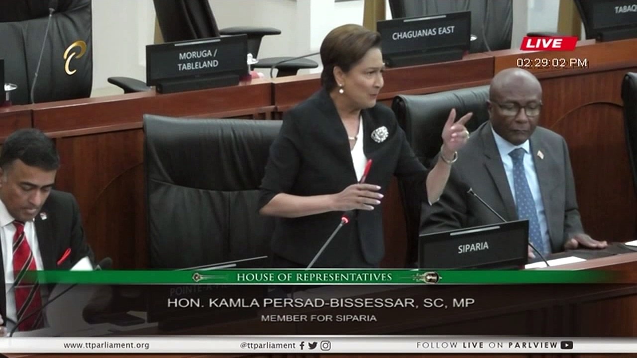 KPB SAYS SHE OWNS NO PROPERTIES IN OR OUT OF T&T