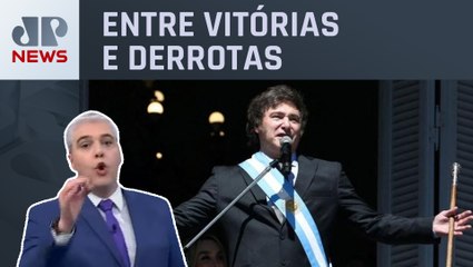 Javier Milei chega a 100 dias de governo com popularidade alta; Marcelo Favalli analisa