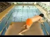 Mr. Bean goes to the swimming pool