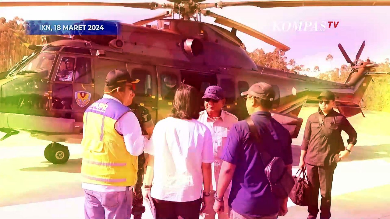 Kunker ke IKN, Prabowo Tinjau Pembangunan Istana Negara Hingga Persiapan Upacara HUT RI