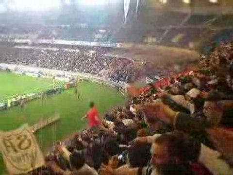 Psg Strasbourg echange Auteuil bleu rouge