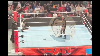 Cody Rhodes comes out to help  Jey Uso from The Bloodline at WWE RAW