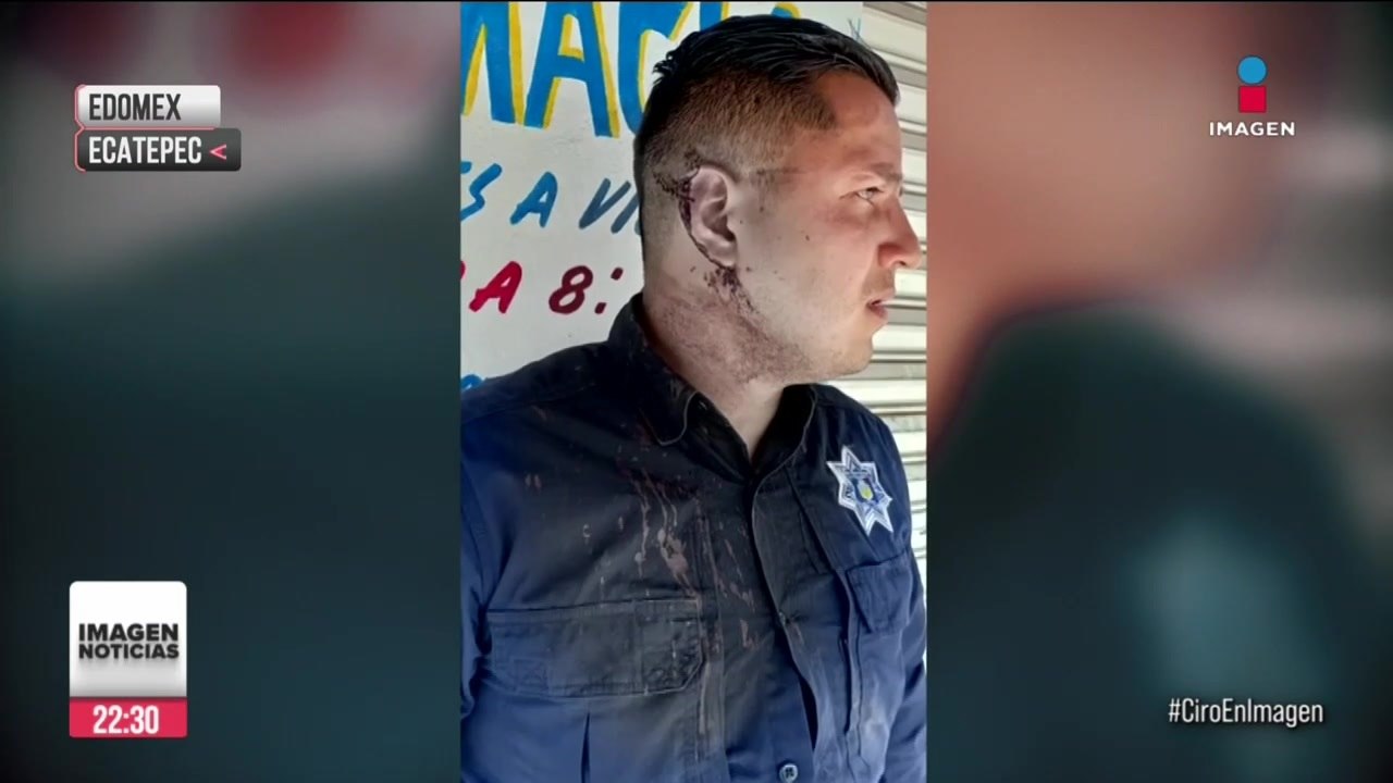 Agreden a policías de Ecatepec tras detención de presuntos asaltantes