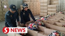 Fake 'Arai' helmets worth over RM70,000 seized in Penang raid