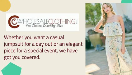 Affordable Jumpsuits: Shop the Latest Fashion Online at ccwholesaleclothing.com!
