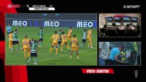 Portekiz'de hakem penaltı kararının gerekçesini mikrofonla tribünlere açıkladı