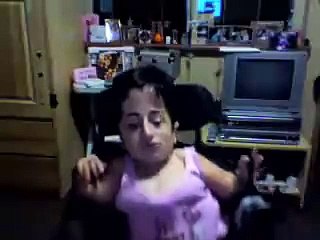 Girl Dancing In A Wheelchair To Madonna