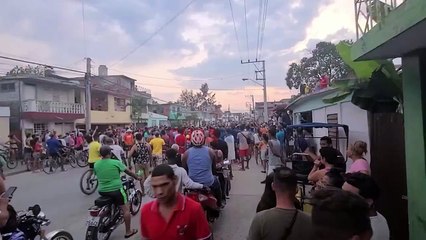 Histórico en Cuba: Gente grita Libertad!