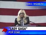 Lady Gaga acude a mitin en favor de militares gays