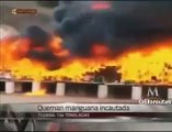 Incineran las 134 toneladas de mariguana incautadas en Tijuana