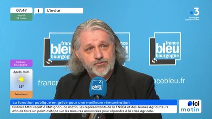 François Thibaut, représentant CGT Santé au CHU de Dijon