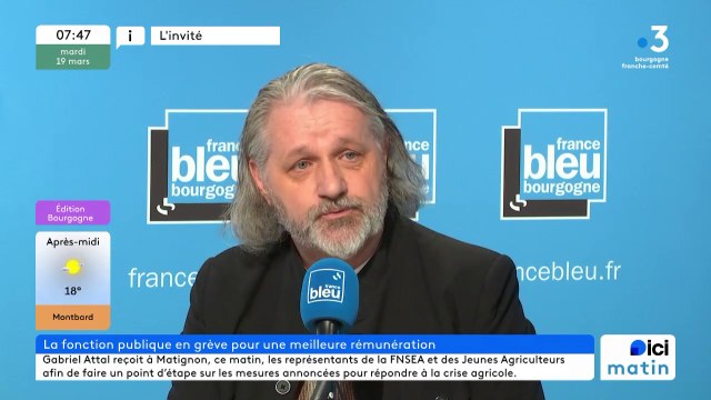François Thibaut, représentant CGT Santé au CHU de Dijon