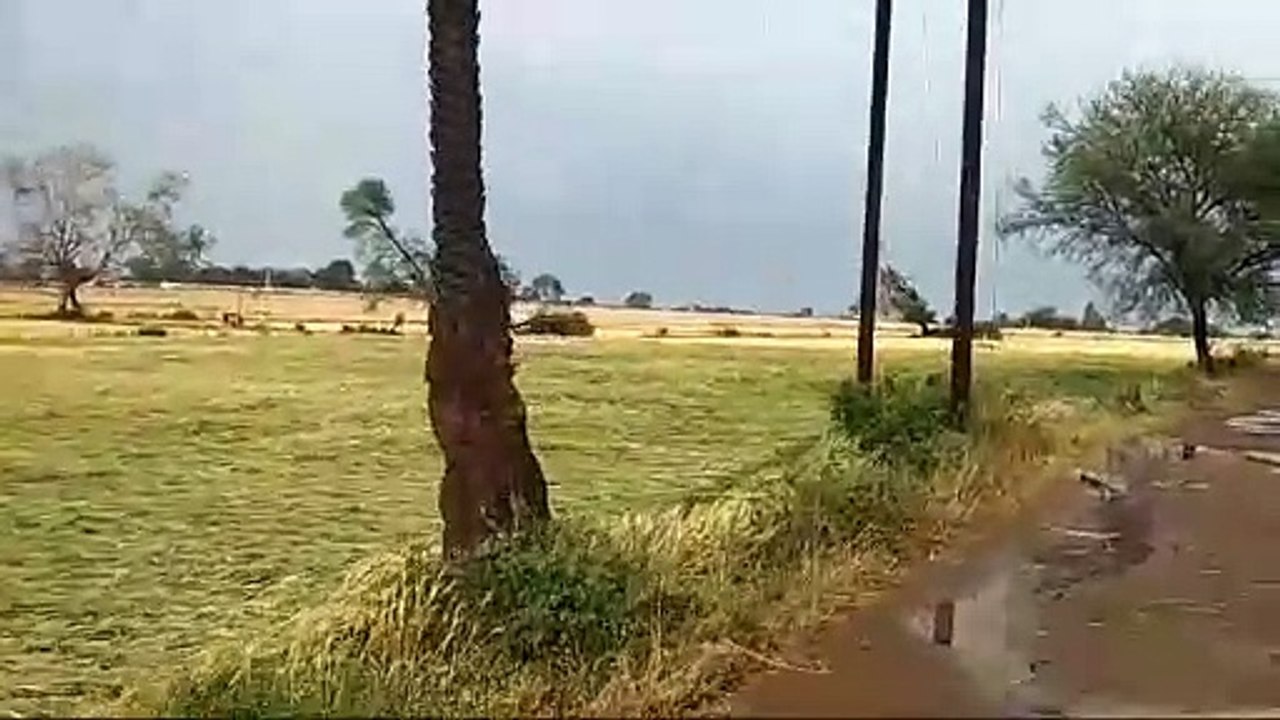 Video: तेज हवाओं के साथ बारिश ने मचाई ऐसी तबाही...