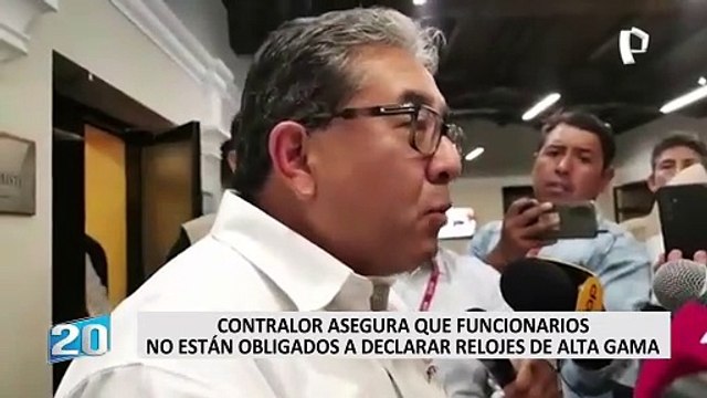 Nelson Shack asegura que funcionarios no están obligados a declarar relojes de alta gama