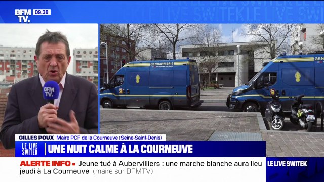 Jeune tué à Aubervilliers: La famille souhaite organiser une marche blanche jeudi soir affirme le maire de La Courneuve, Gilles Poux