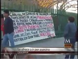 Aparecen mantas de cartel Sinaloa ofrecen ayuda por muerte de Marisela y Ruby