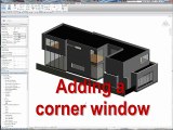 Adding a corner window in Revit Architecture