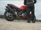 Cagiva V-Raptor 1000 : Pots Akrapovic Carbone 2