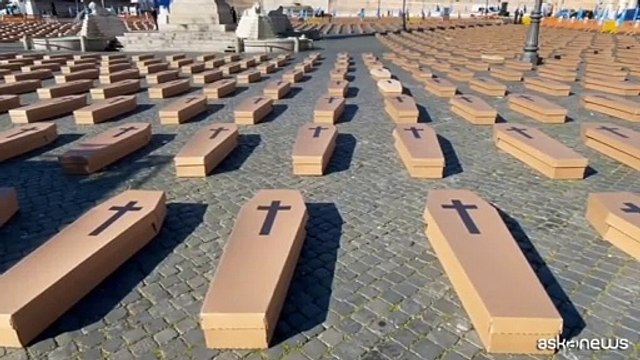 A Roma 1.040 bare in piazza a Roma per ricordare morti sul lavoro