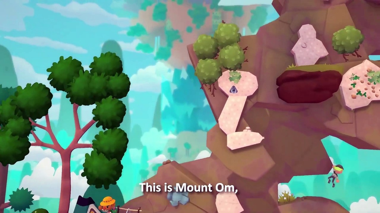 In diesem Spiel erklettert ihr im Koop einen bunten Berg