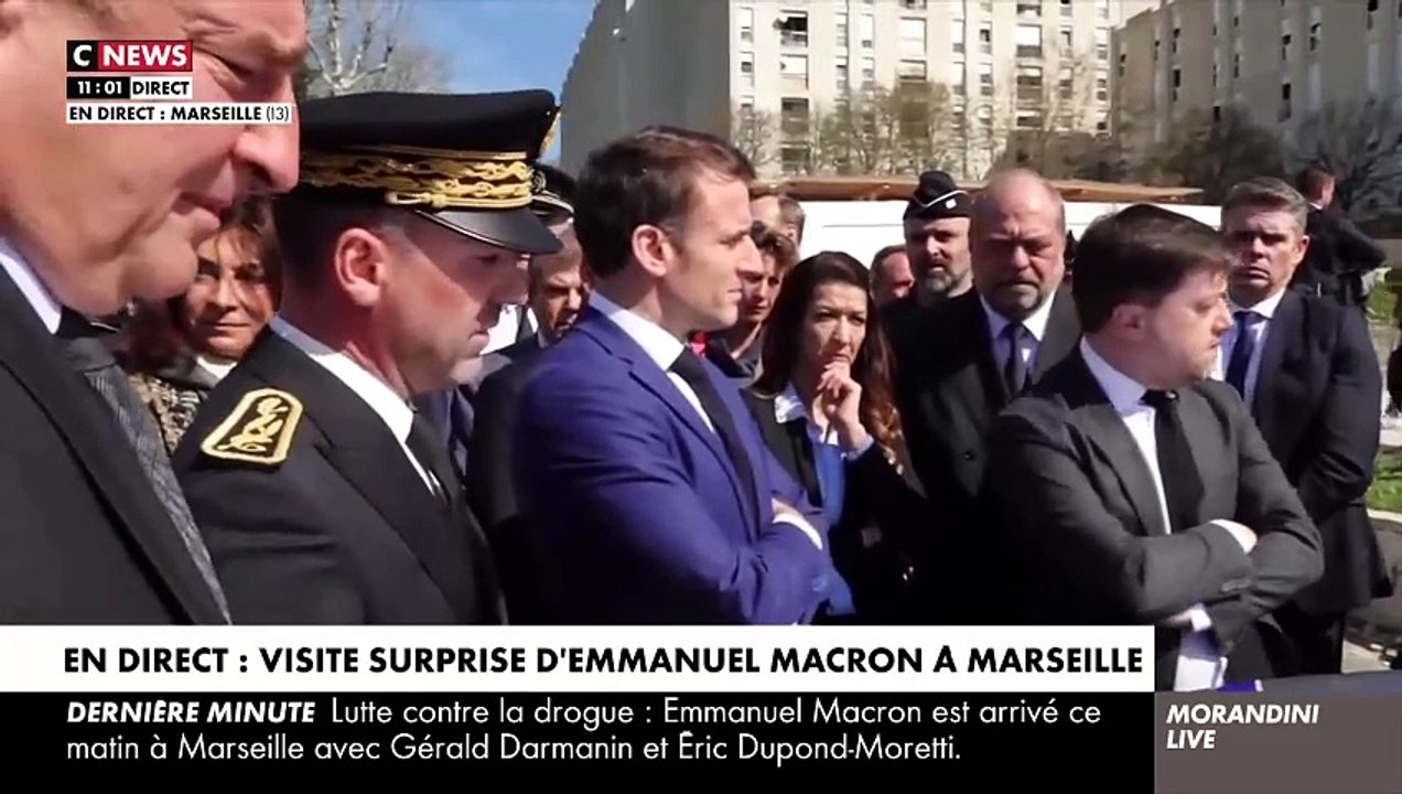 Lutte anti drogue - Emmanuel Macron en visite s...
