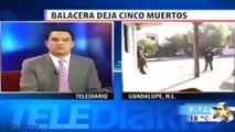 Balacera deja 5 muertos en Guadalupe, NL