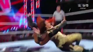Becky Lynch vs Nia Jax last Woman Standing full math