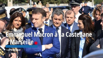 Macron est arrivé à La Castellane
