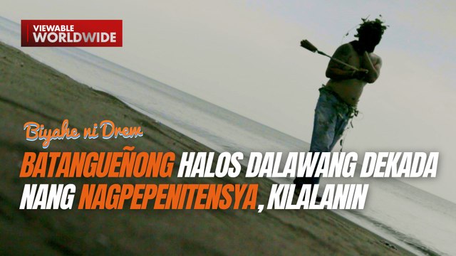 Batangueñong halos dalawang dekada nang nagpepenitensya, kilalanin | Biyahe ni Drew