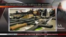Detienen en Arizona a sospechosos de traficar armas a México
