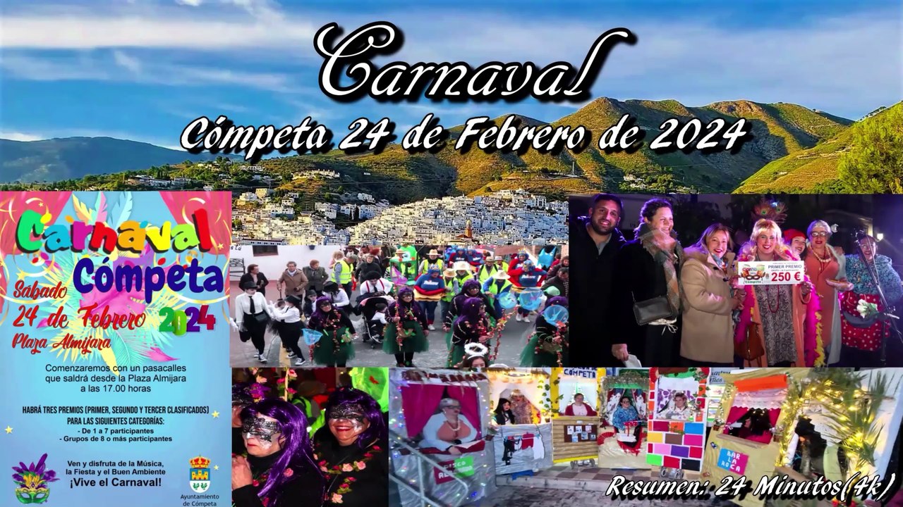 Cómpeta en Carnaval. 24 de febrero de 2024.