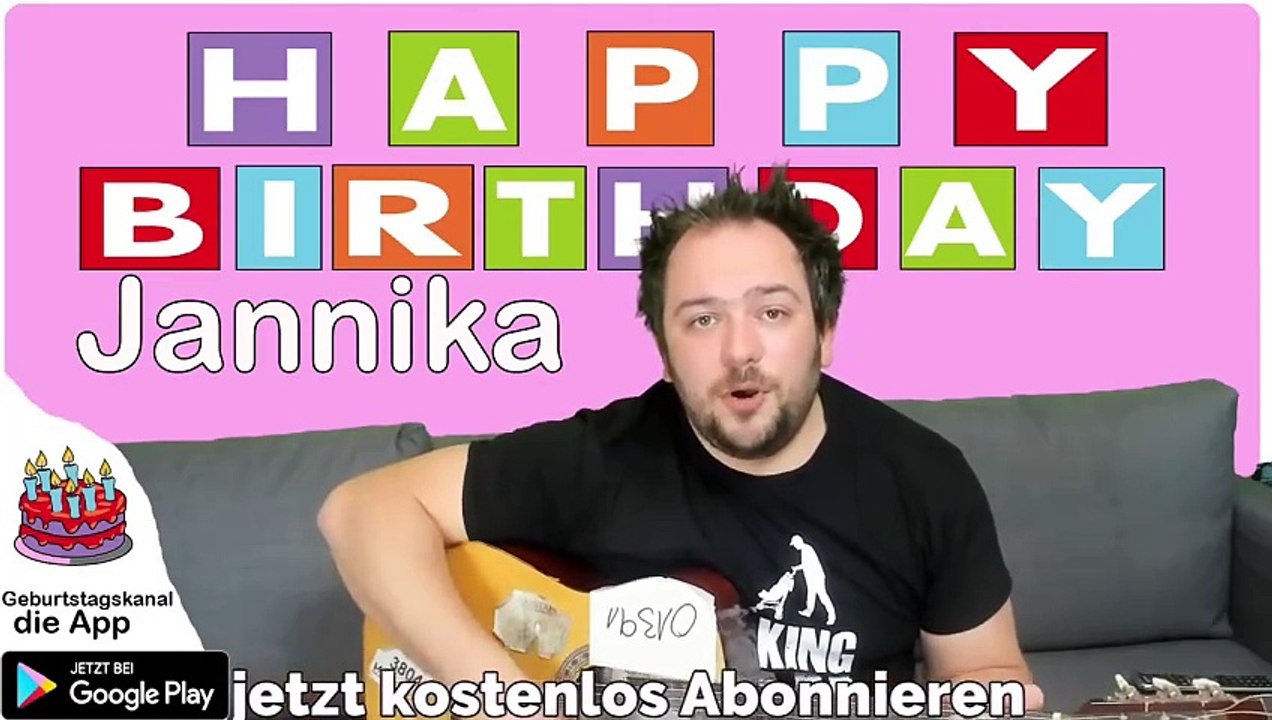 Happy Birthday, Jannika! Geburtstagsgrüße an Jannika