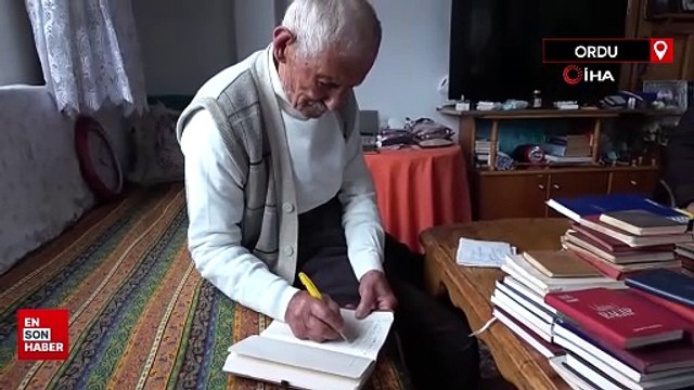 Ordu'da asırlık çınar 72 yıldır günlük tutuyor