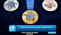 Tirage tournoi foot JO 2024 : chaîne et heure ?