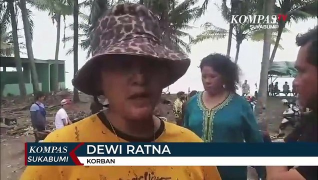 Gelombang Tinggi Rusak Rumah Warga Dan Warung Pinggir Pantai