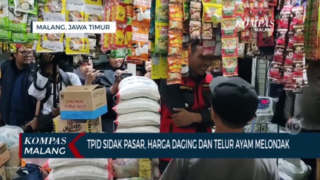 TPID Sidak Pasar, Harga Daging dan Telur Ayam Melonjak