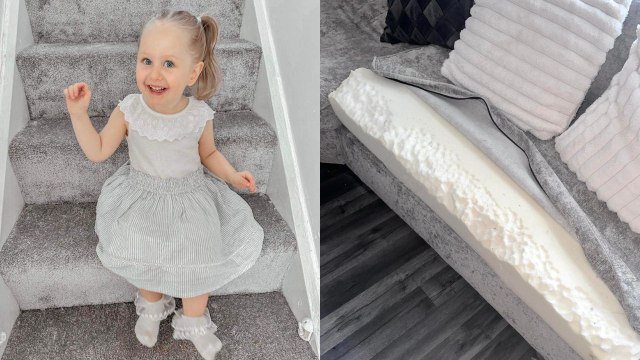 Mum pleads for help with daughter's rare condition which sees her eating the house