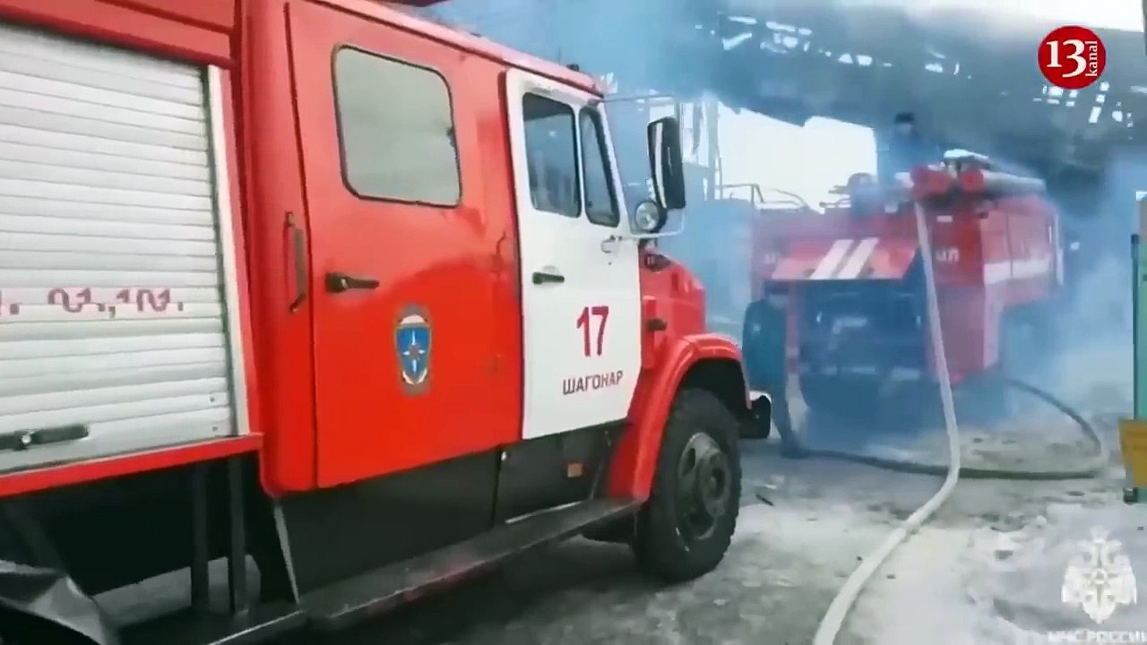 Strong blast and fire occur near an airport in Russia - Flights are suspended