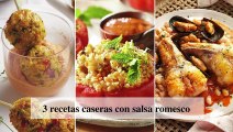 3 recetas caseras con salsa romesco, una salsa típica catalana