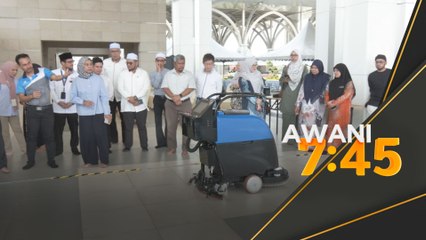 MTDC dan Ideasparq Robotics perkenal teknologi robot pembersihan masjid